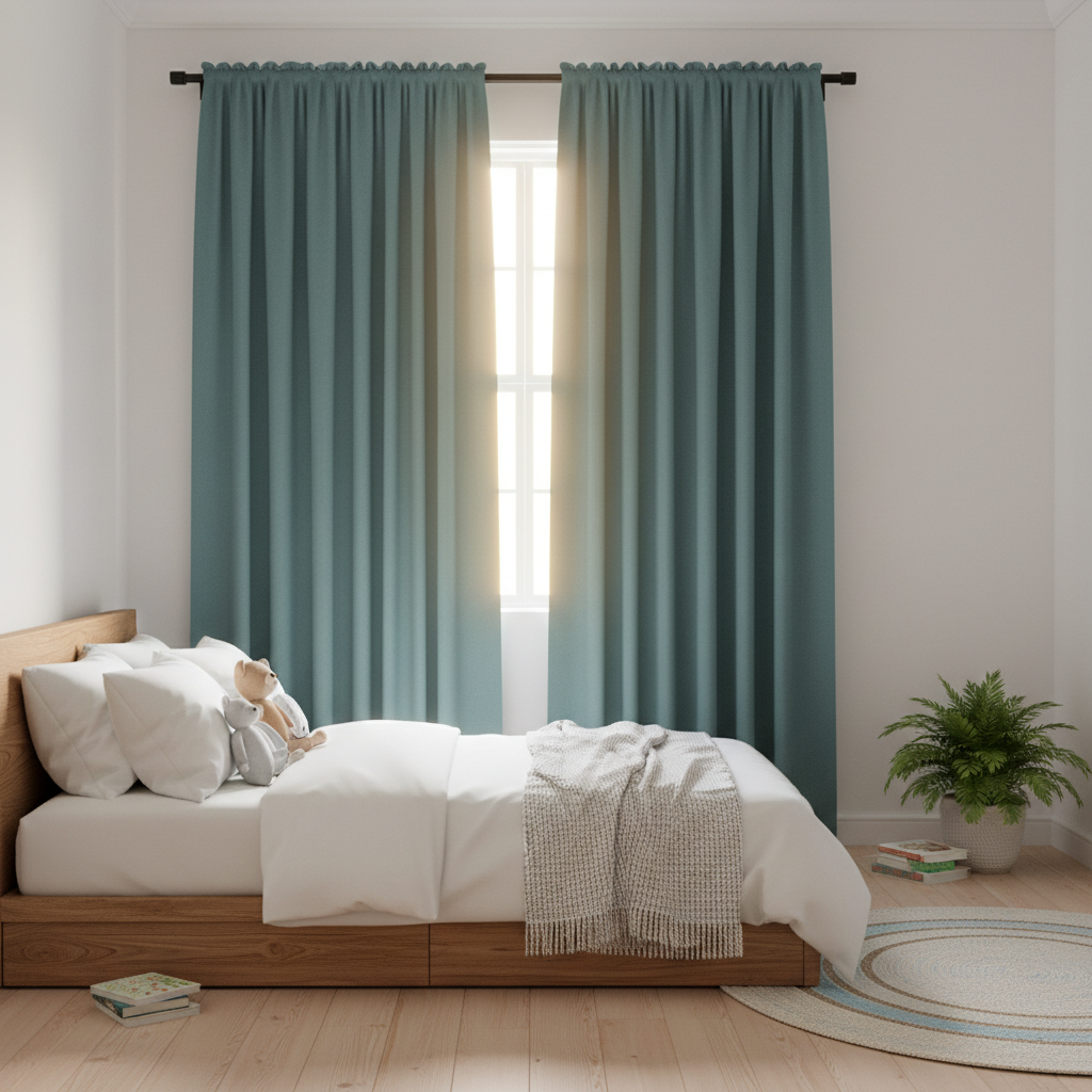 Blackout Curtain Panels for Kids' Bedroom in Teal: What Actually Works When Sleep Is Non-Negotiable