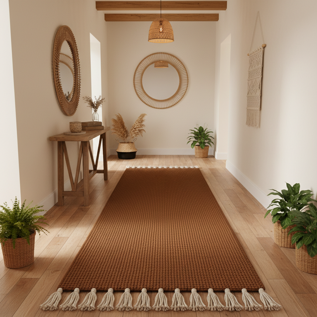 Choosing a Waffle Bath Rug with Boho Tassels for Your Hallway: A Room-by-Room Guide to Stylish, Functional Floor Covering
