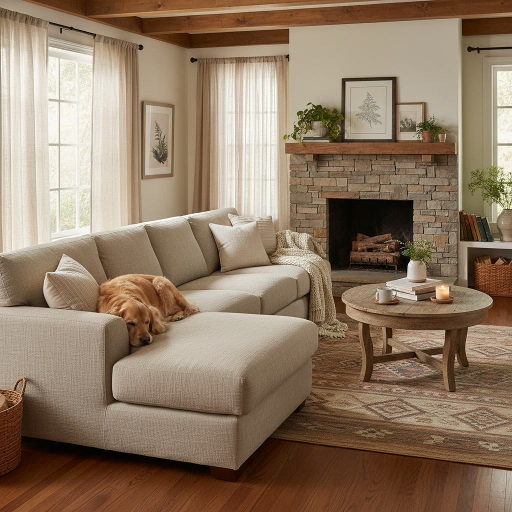 What a Regular Throw Cannot Do: Living With Pets and Kids, Where Reversible Sectional Couch Covers Take Over