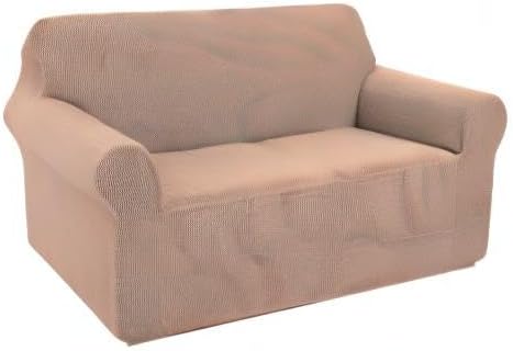 U-NICE HOME Loveseat Cover Stretch Couch Cover Sofa Cover Sofa Slipcover Furniture Protector for 2 Cushion Couch Sofa Pet Friendly(Loveseat, Camel)