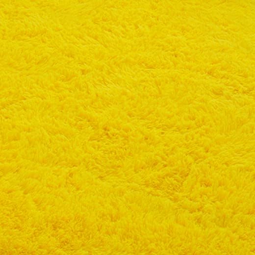 Amearea Premium Soft Fluffy Area Rug Modern Shag Carpet, 5' x 7', Fuzzy Plush Rugs for Living Room Bedroom Kids Room Home Decor, Nursery Non Slip Indoor Shaggy Carpets, Yellow