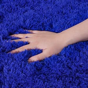 Rugs for Bedroom 4x6, Soft Shaggy Modern Shag Area Rug for Living Room, Upgrade Non-Slip Plush Fluffy Carpet for Kids Boys Girls Room Home Decor Aesthetic, Royal Blue