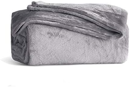 KMUSET Fleece Blanket Twin Size Grey Lightweight Throw Blanket Super Soft Cozy Microfiber Blanket Factory Shop
