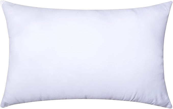MIULEE Throw Pillow Insert Premium Pillow Stuffer Sham Rectangle for Decorative Cushion Bed Couch Sofa 12x18 Inch