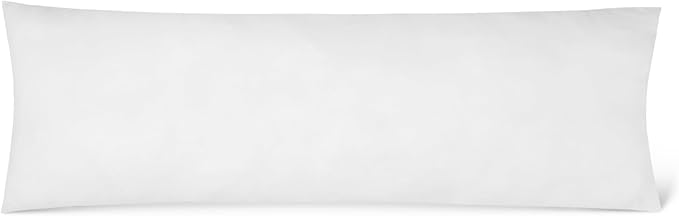 Amazon Basics Long Body Pillow for All Position Sleepers, 20 x 54 inches, Supportive, 1 Pack