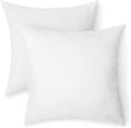 Amazon Basics Square Hypoallergenic Pillow Insert, Sofa Bed Couch Decorative Stuffer, 26", 2 Pack