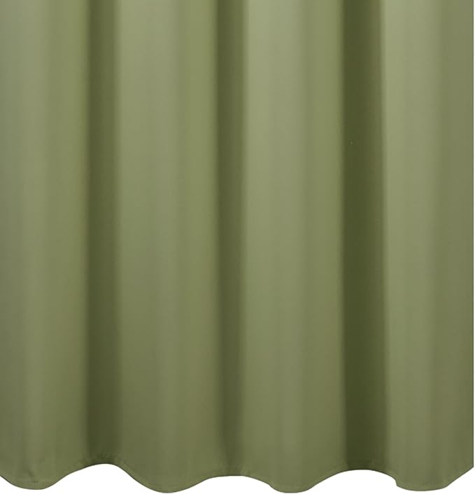 LEMOMO Blackout Curtains 66 x 84 inch/Sage Green Curtains Set of 2 Panels/Thermal Insulated Room Darkening Bedroom Curtains