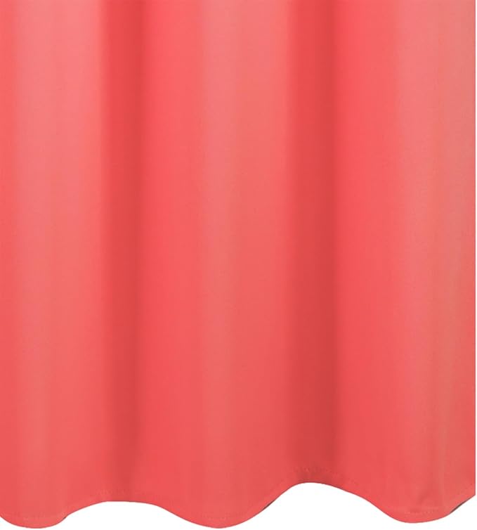 LEMOMO Blackout Curtains 52 x 45 inch Coral Curtains Set of 2 Panels/Thermal Insulated Room Darkening Bedroom Curtains