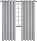 BGment Room Darkening Curtains 84 Inches Long - Grommet Thermal Insulated Drapes Window Treatment Curtains for Bedroom, 2 Panels, 70 x 84 Inch, Light Grey