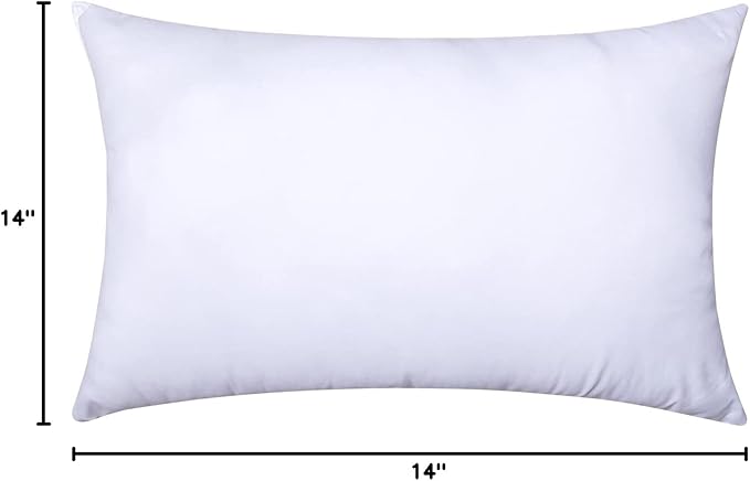 MIULEE Throw Pillow Insert Premium Pillow Stuffer Sham Rectangle for Decorative Cushion Bed Couch Sofa 16x20 Inch
