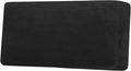 H.VERSAILTEX Velvet Stretch Individual Couch Cushion Cover Plush Cushion Slipcover for Loveseat Sofa Cushion Furniture Protector Seat Cushion Sofa Cover (1 Piece Sofa Cushion Cover, Black)