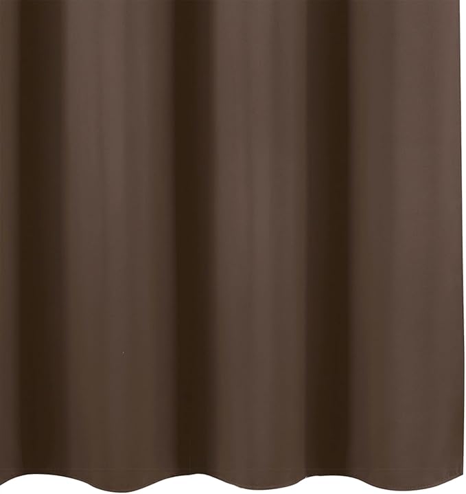 LEMOMO Blackout Curtains 52 x 120 Inch Long Chocolate Curtains Set of 2 Panels Room Darkening Curtains for Bedroom and Living Room