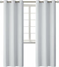 BGment Room Darkening Curtains 84 Inches Long - Grommet Thermal Insulated Drapes Window Treatment Curtains for Bedroom, 2 Panels, 42 x 84 Inch, Greyish White