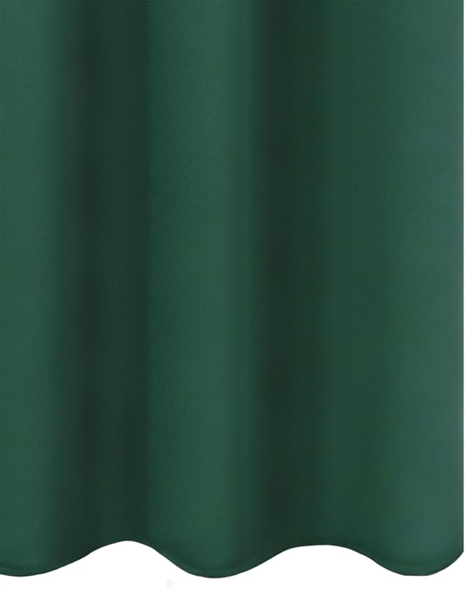 LEMOMO Blackout Curtains 52 x 90 Inch Long Dark Green Curtains Set of 2 Panels Room Darkening Curtains for Bedroom and Living Room