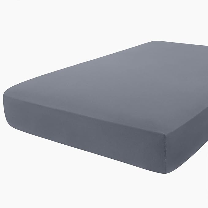 hyha Milk Silk Couch Cushion Covers, Soft Magic Sofa Covers Washable for 3 Cushion Couch, Stretch Sectional Outdoor Cushion Covers for Patio Furniture with Elastic Bottom(Large, Dark Gray)