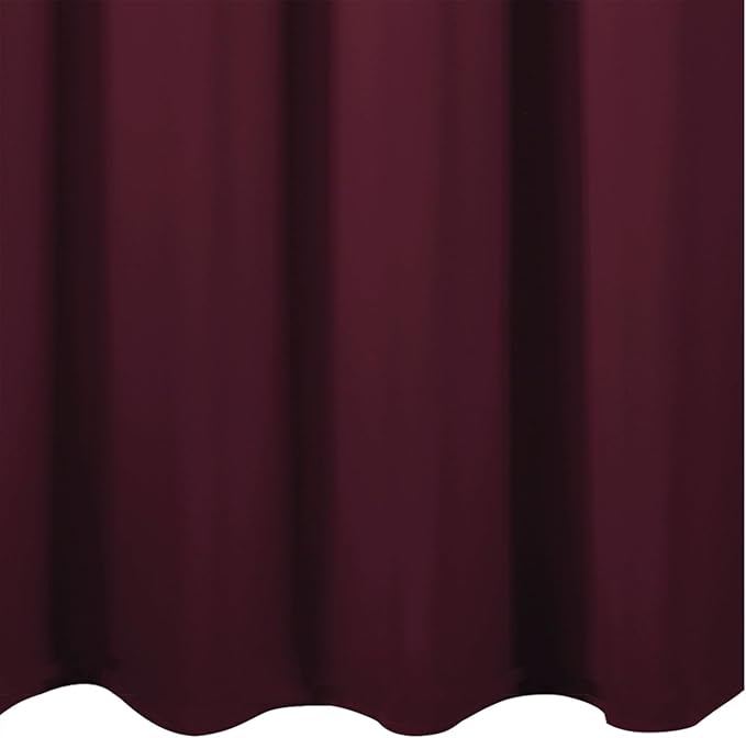 LEMOMO Blackout Curtains 66 x 54 Inch Long Burgundy Red Curtains Set of 2 Panels Room Darkening Curtains for Bedroom and Living Room