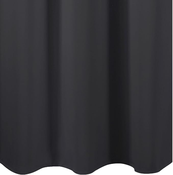 LEMOMO Dark Grey Thermal Blackout Curtains/42 x 84 Inch/Set of 2 Panels Room Darkening Curtains for Bedroom