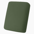hyha Milk Silk Couch Cushion Covers, Soft Magic Sofa Covers Washable for Cushion Couch, Stretch Sectional Outdoor Cushion Covers for Patio Furniture with Elastic Bottom(Small, Bronze Green)