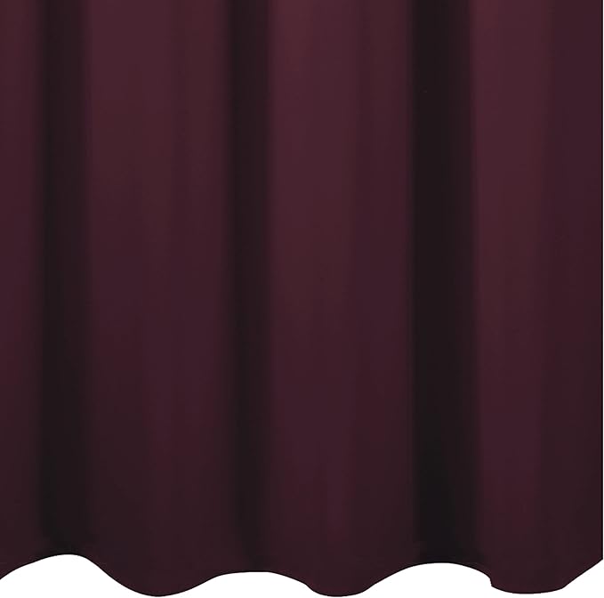 LEMOMO Burgundy Red Thermal Blackout Curtains/38 x 63 Inch/Set of 2 Panels Room Darkening Curtains for Bedroom