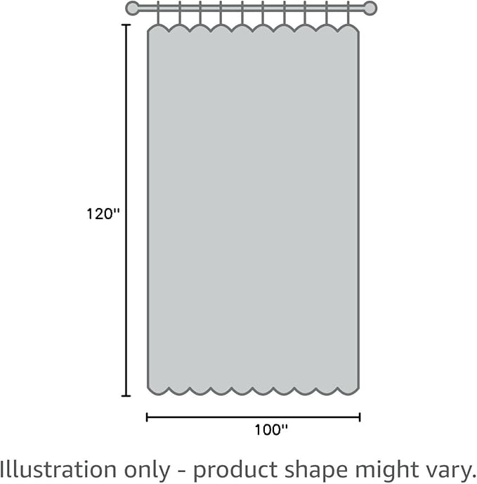Joydeco Linen Blackout Curtains for Bedroom - 100% Light Blocking 1 Panels, White Drapes 100" W x 120" L, Thermal Insulated Room Darkening Curtains for Living Room, Rod Pocket & Back Tabs