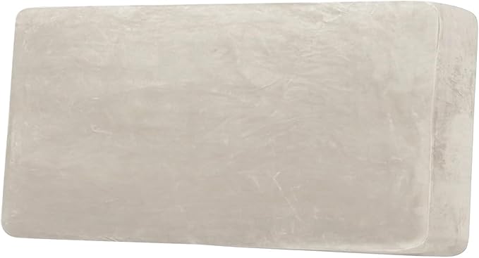 H.VERSAILTEX Velvet Stretch Individual Couch Cushion Cover Plush Cushion Slipcover for Loveseat Sofa Cushion Furniture Protector Seat Cushion Sofa Cover (1 Piece Sofa Cushion Cover, Oatmeal)