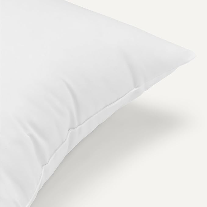 Amazon Basics Square Hypoallergenic Pillow Insert, Sofa Bed Couch Decorative Stuffer, 18", 4 Pack