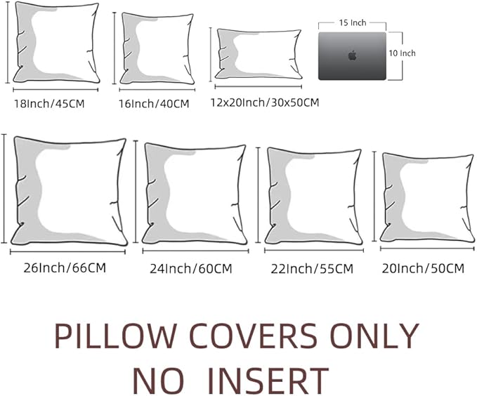 Fancy Homi 4 Packs Yellow Spring Decorative Throw Pillow Covers 18x18 Inch for Living Room Couch Bed Sofa, Rustic Farmhouse Boho Home Decor, Soft Striped Corduroy Square Cushion Case 45x45 cm