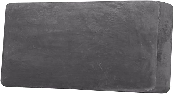 H.VERSAILTEX Velvet Stretch Individual Couch Cushion Cover Plush Cushion Slipcover for Loveseat Sofa Cushion Furniture Protector Seat Cushion Sofa Cover (1 Piece Sofa Cushion Cover, Grey)