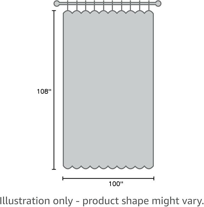 Joydeco Linen Blackout Curtains for Bedroom - 100% Light Blocking 1 Panels, Light Beige Drapes 100" W x 108" L, Thermal Insulated Room Darkening Curtains for Living Room, Rod Pocket & Back Tabs