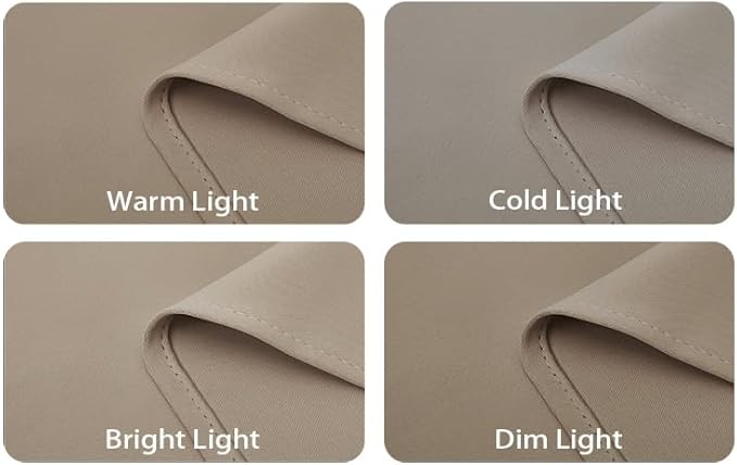 NICETOWN Sleek Blackout Curtains 63 inches Length for Small Windows, Noise Reducing and Block Draft Panels for Door Doorway Laundry Office Luxury Decor Theme (2 Panels, Taupe, W42 x L63 -Inch)