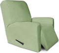 PureFit Super Stretch Recliner Cover Sofa Couch Cover with Pocket – Non Slip Soft Sofa Slipcover, Washable Spandex Reclining Furniture Protector for Kids, Pets (Recliner, Sage Green)