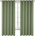 BGment Room Darkening Curtains 63 Inches Long - Grommet Thermal Insulated Drapes Window Treatment Curtains for Bedroom, 2 Panels, 70 x 63 Inch, Grass Green