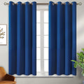 BGment Blackout Curtains for Bedroom - Grommet Thermal Insulated Room Darkening Curtains for Living Room, 46 x 54 Inch, 2 Panels, Royal Blue