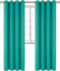 BGment Room Darkening Curtains 108 Inches Long - Grommet Thermal Insulated Drapes Window Treatment Curtains for Bedroom, 2 Panels, 52 x 108 Inch, Teal