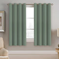 H.VERSAILTEX Blackout Curtain for Bedroom Thermal Insulated Window Treatment Curtain Extra Long 63 inch Length Energy Saving Solid Grommet Top Blackout Drape, One Panel, Green Bay, 52" W x 63" L