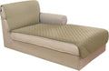 U-NICE HOME Sectional Couch Cover for Dogs Pets Chaise Lounge Reversible Sofa Cover Furniture Protector with Elastic Adjustable Strap, Light Camel/Beige