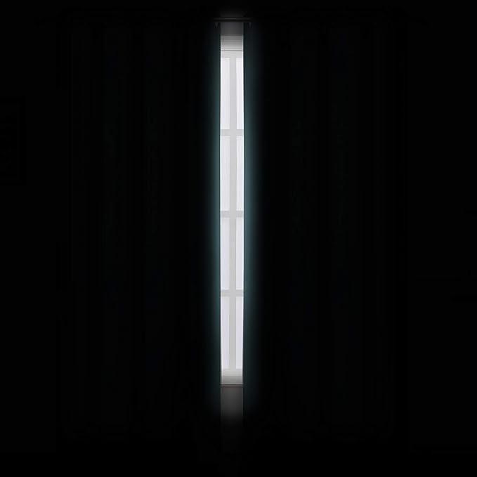 LEMOMO Blackout Curtains 66 x 84 inch/Sea Teal Curtains Set of 2 Panels/Thermal Insulated Room Darkening Bedroom Curtains