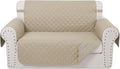 Reversible Loveseat Sofa Covers Couch Cover Furniture Protector(Loveseat,Sand/Beige)
