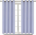 BGment Room Darkening Curtains 54 Inches Long - Grommet Thermal Insulated Drapes Window Treatment Curtains for Bedroom, 2 Panels, 52 x 54 Inch, Lavander