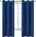 BGment Blackout Curtains for Bedroom - Grommet Thermal Insulated Room Darkening Curtains for Living Room, 42 x 63 Inch, 2 Panels, Royal Blue