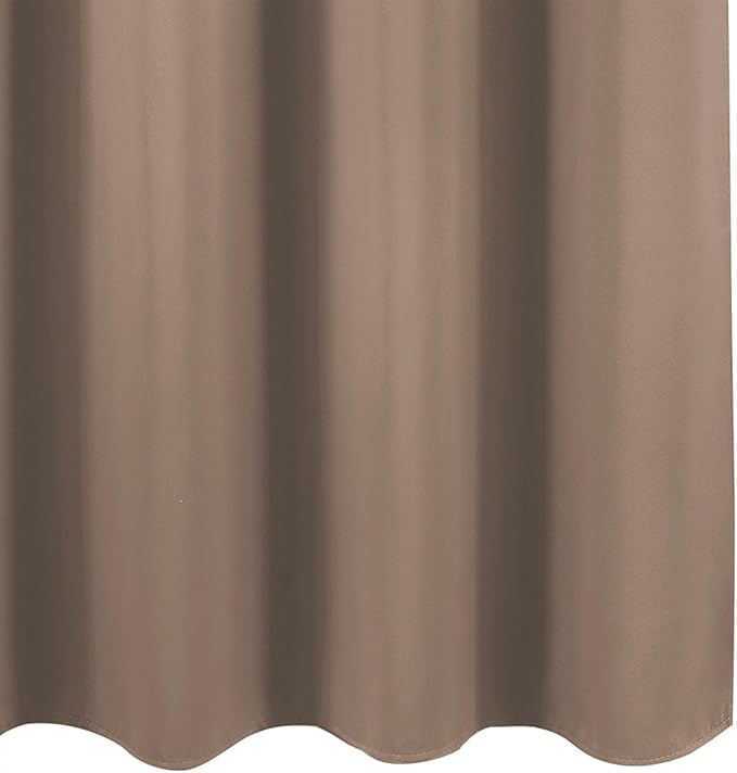 LEMOMO Cappuccino Blackout Curtains 42 x 54 Inch Length Set of 2 Panels Grommet Bedroom Curtains for Living Room