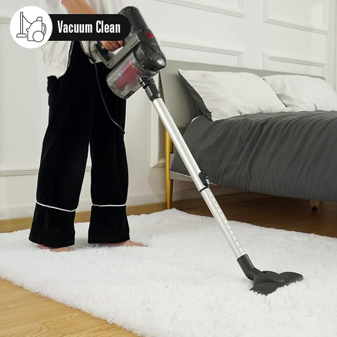 Amearea Premium Soft Fluffy Rug Modern Shag Carpet, 5' x 7', Fuzzy Plush Rugs for Living Room Bedroom Kids Room Home Decor, Nursery Non Slip Indoor Shaggy Carpets, White