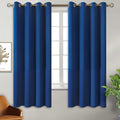 BGment Blackout Curtains for Bedroom - Grommet Thermal Insulated Room Darkening Curtains for Living Room, 46 x 63 Inch, 2 Panels, Royal Blue