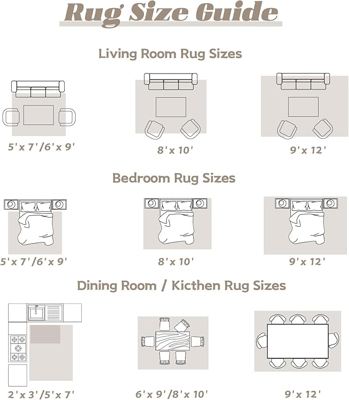 Area Rug 4x6 Washable Rug, Vintage Boho Medallion Rugs Non-Slip Soft Low Pile Distressed Rug Indoor Retro Carpet for Living Room Bedroom Dining Room Home Office (Brown, 4'x6')
