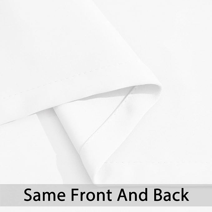 Yakamok Pure White Curtain for Living Room Sliding Glass Door Vertical Blind for Room Darkening Extra Wide Window Drapes Grommet Top Room Divider Panel for Bedroom/Patio 1 PC 100 x 96 Inch