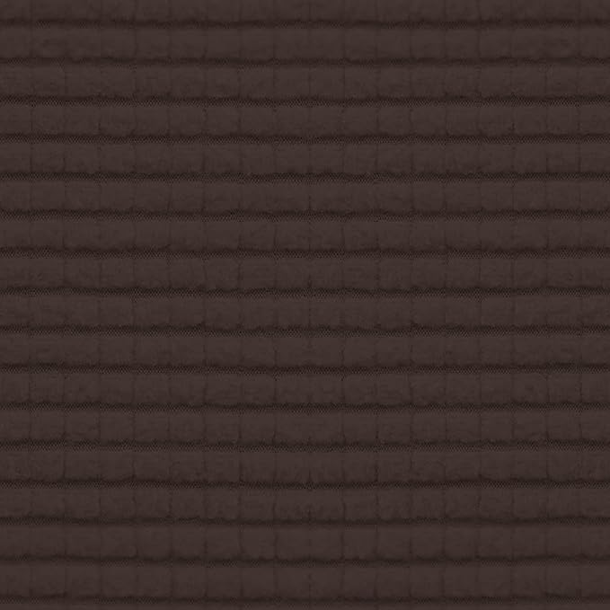 Easy-Going Stretch 3 Pieces Couch Cushion Covers for Sectional Sofa Left/Right L Shape Chaise Lounge Sofa Seat slipcover Anti-Slip Sofa Cover Soft (2 Seater + 1 Chaise, Chocolate)