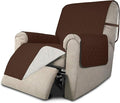 Easy-Going Recliner Sofa Slipcover Reversible Sofa Cover Water Resistant Couch Cover Furniture Protector with Elastic Straps for Pets Kids Children Dog Cat (Recliner, Coffee/Ivory)