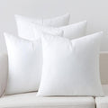 MIULEE Pillow Insert 18x18 Inch Set of 4, Decorative Square Throw Pillow Inserts, Premium Fluffy Pillow Forms Sham Stuffer for Sofa Couch Living Room