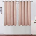 LEMOMO Blush Thermal Blackout Curtains/52 x 54 Inch/Set of 2 Panels Room Darkening Curtains for Bedroom
