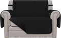 Easy-Going Oversized Chair Sofa Slipcover Reversible Sofa Cover Water Resistant Couch Cover Furniture Protector Cover with Elastic Straps for Pets Dog (Oversized Chair, Black/Black)